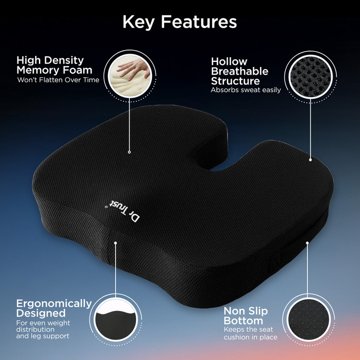 Coccyx Cushion Orthopedic Cushions For Car Seats Dr Trust (USA