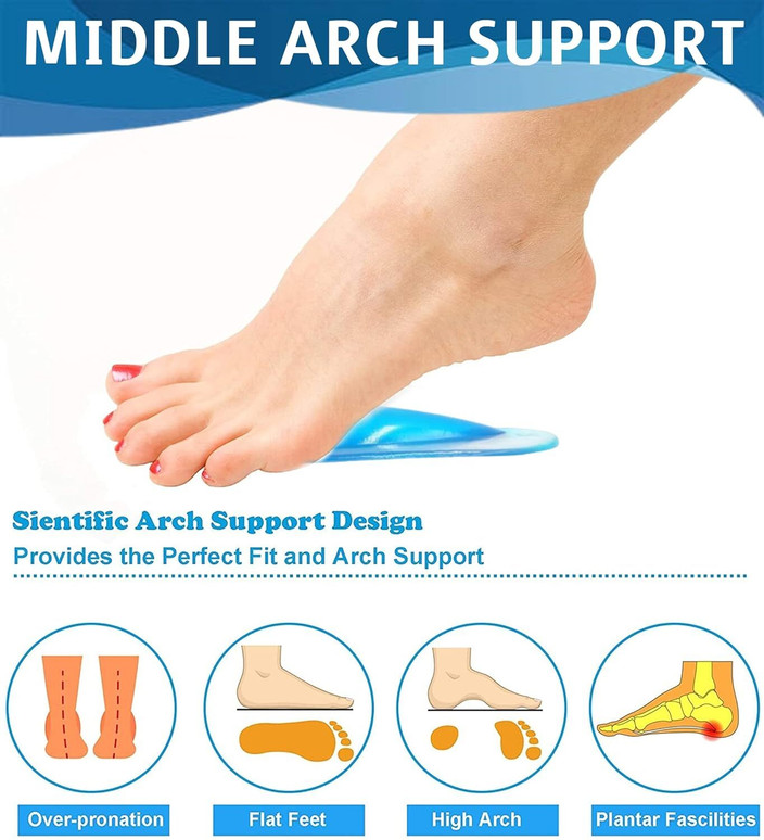 Inserts Foot Arch Orthotics NEENCA Corrective Arch Support Inserts