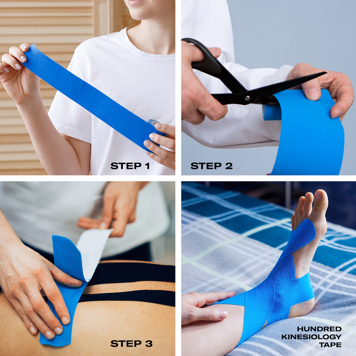 Kinesiology Tape Top Of Foot Support Strapping For Top Foot Pain