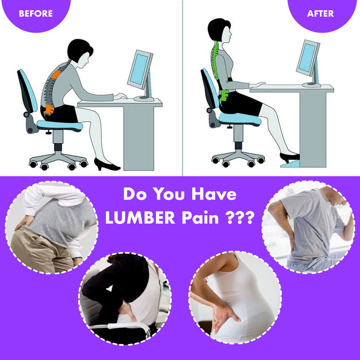 Lower Back Pain Sitting Posture Correction Belt Adjustable Lumbar