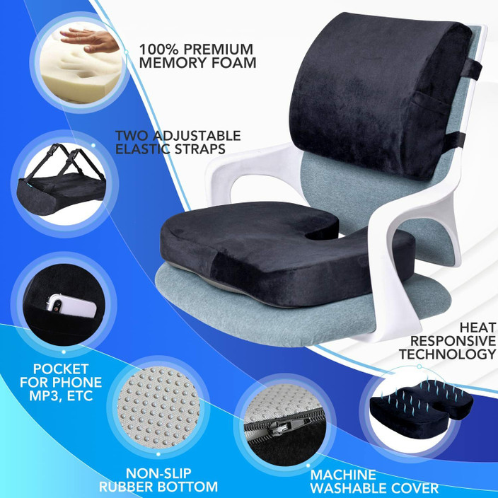 Tailbone Pain Relief Best Seat Cushion For Upper Back Pain CURASIA