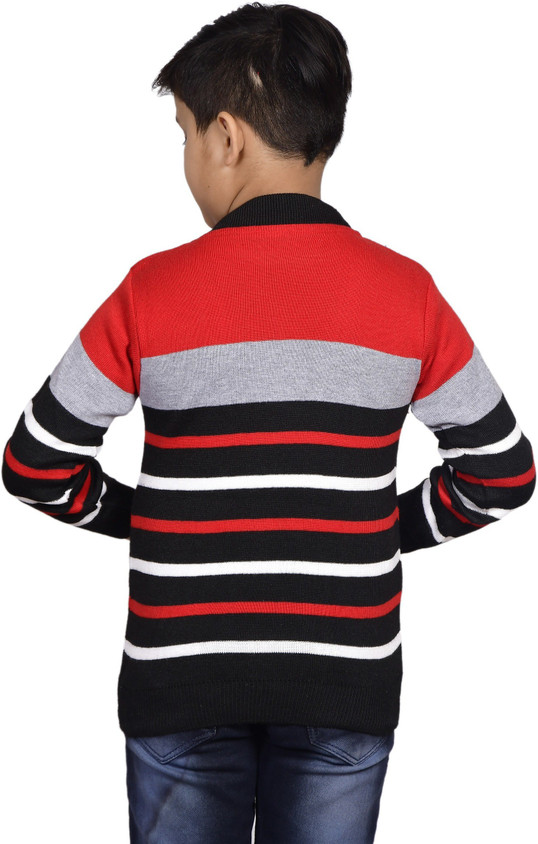 BADOS Striped Round Neck Casual Boys Multicolor Sweater Buy