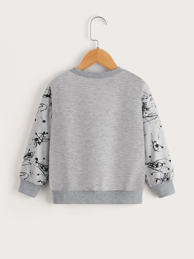 Mimmy Kids Full Sleeve Printed Baby Boys Baby Girls Sweatshirt