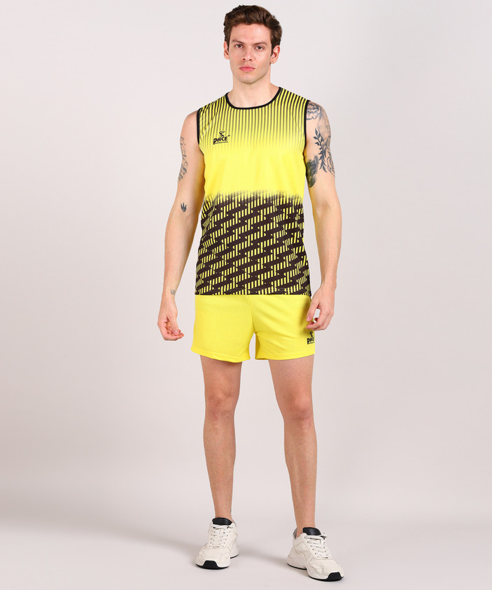 Kabaddi Kit Yellow Pace International Athletic Dress, Running