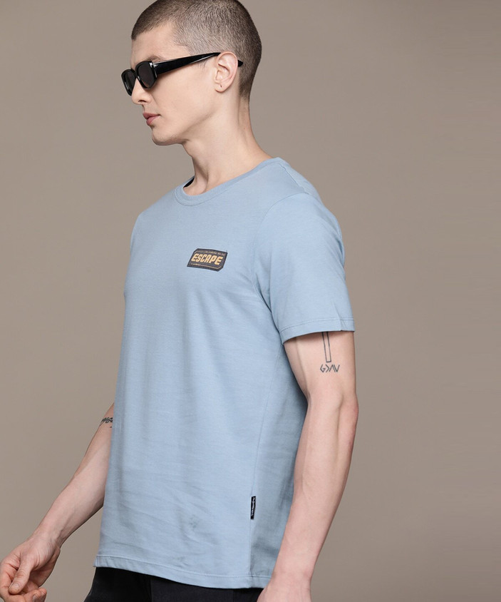 Round Neck Flipkart Roadster Shirts Roadster Solid Men Round Neck