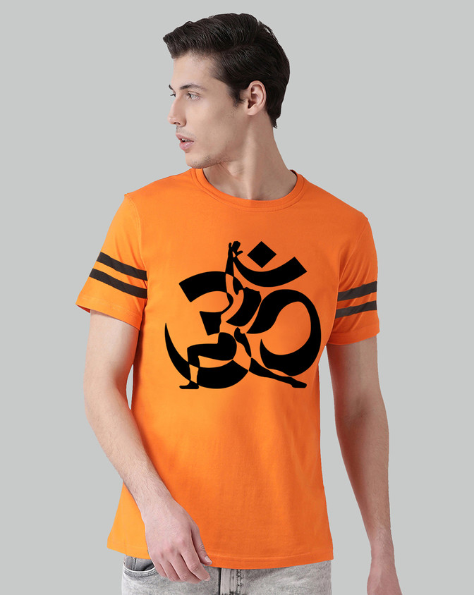Orange Printed T Shirts Flipkart Trends Tower Graphic Print Men