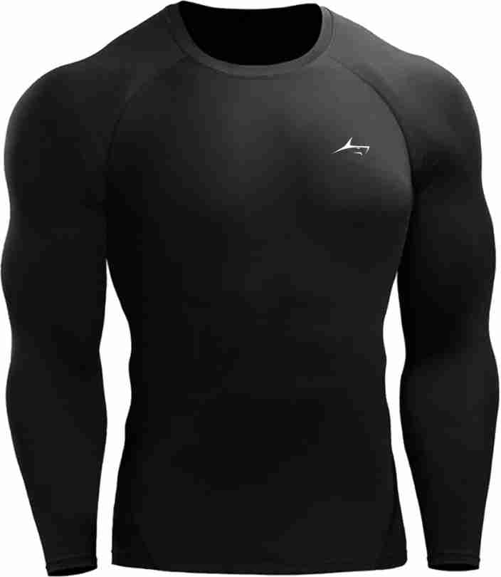 Prosharx Solid Men Round Neck Black T-Shirt Buy Prosharx Solid