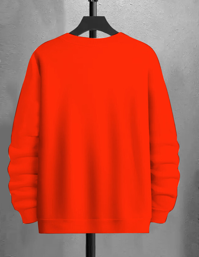 SR Fashion Typography Men Round Neck Orange T-Shirt Buy SR