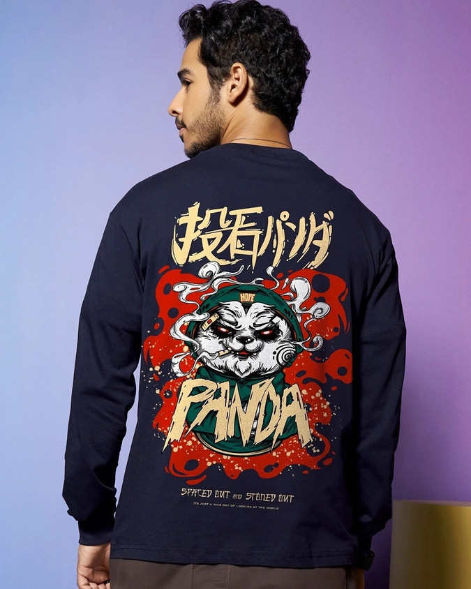 Long Sleeve Bewakoof Printed T Shirt Bewakoof Brain Wash Graphic