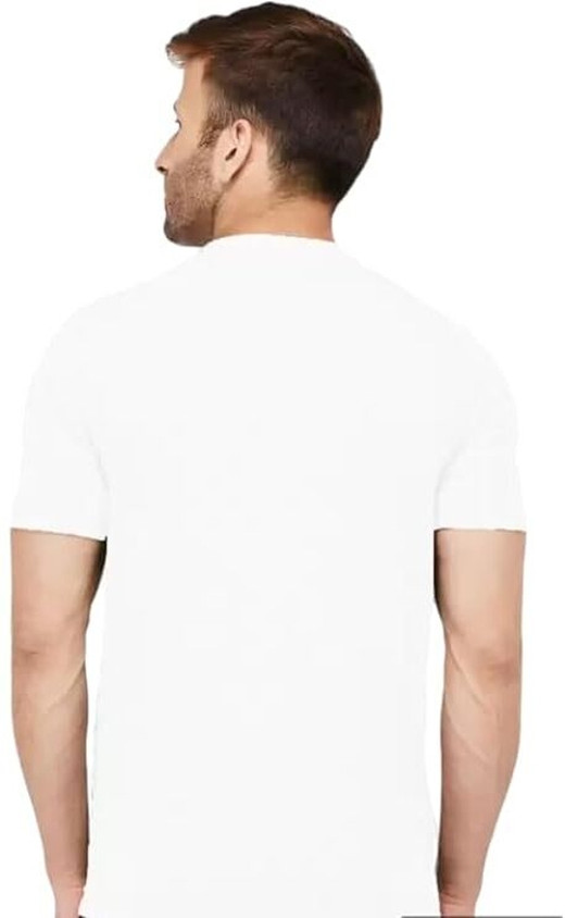 GS Grow n Shine Printed Men Round Neck White T-Shirt Buy GS Grow