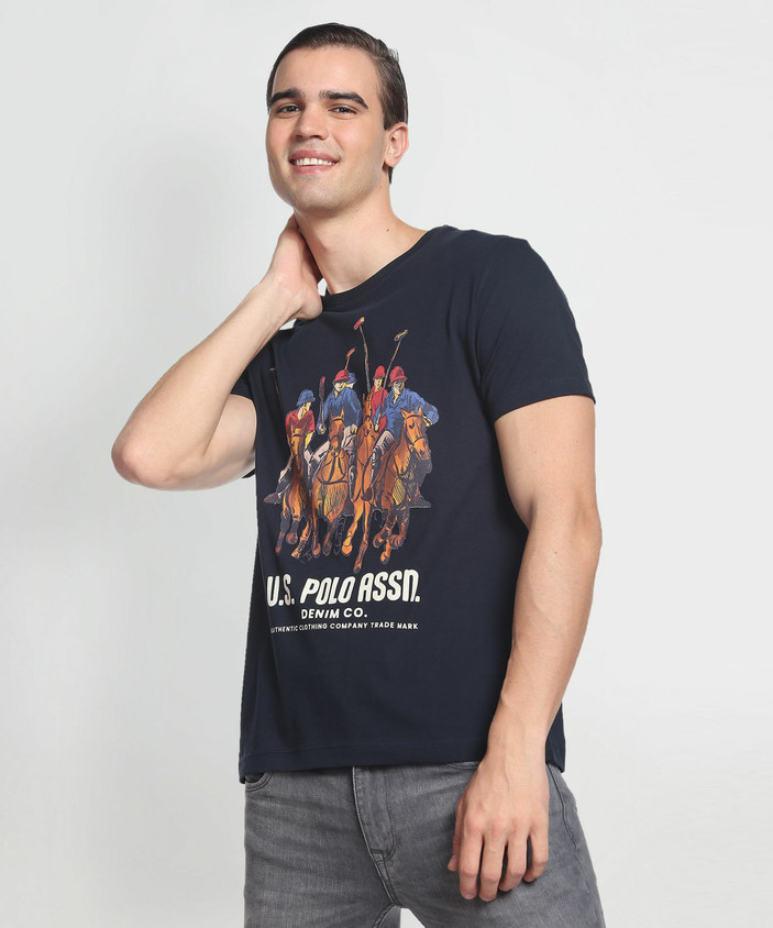 Flipkart Polo Assassin T Shirts POLO Printed, Typography Men Round