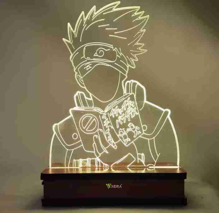 VNDRA Hatake Kakashi Zasuke Cartoon Night Light 3D Optical T