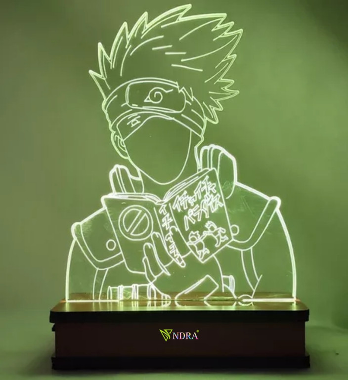 VNDRA Hatake Kakashi Zasuke Cartoon Night Light 3D Optical T