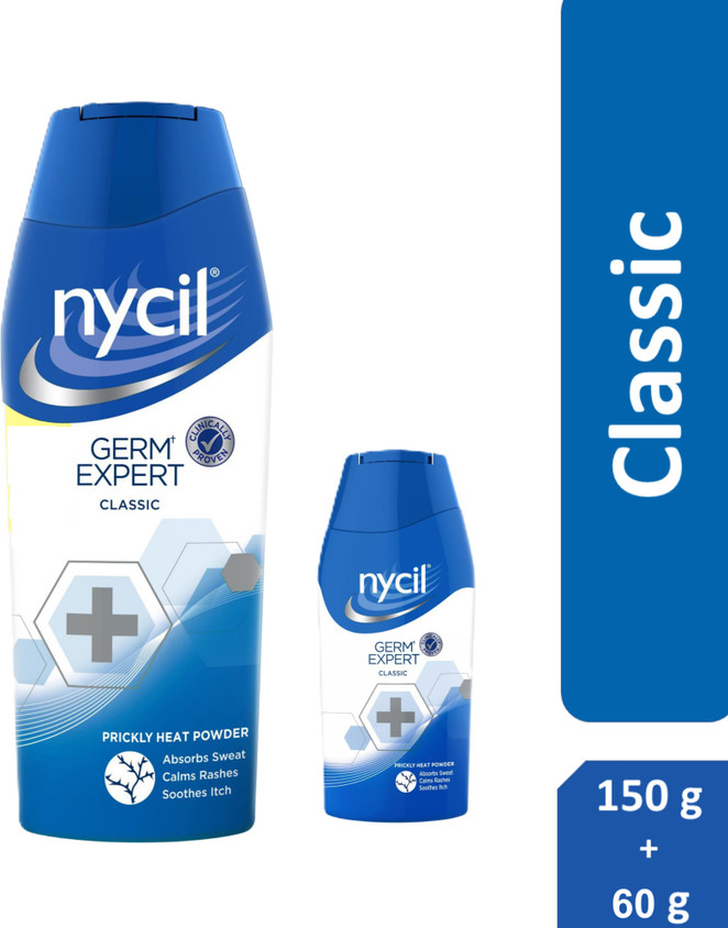NYCIL Germ Expert Prickly Heat Powder Classic (Get Classic 60 g