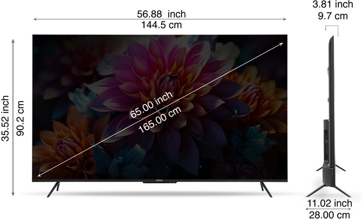 65インチ液晶テレビ SANSUI ほぼ未使用！