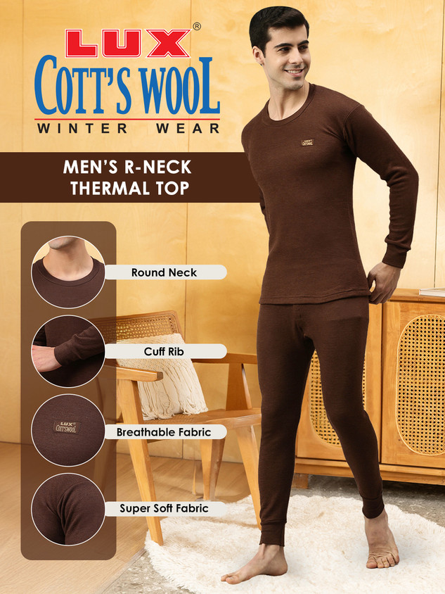 LUX COTT'S WOOL Men Top Thermal Buy LUX COTT'S WOOL Men Top