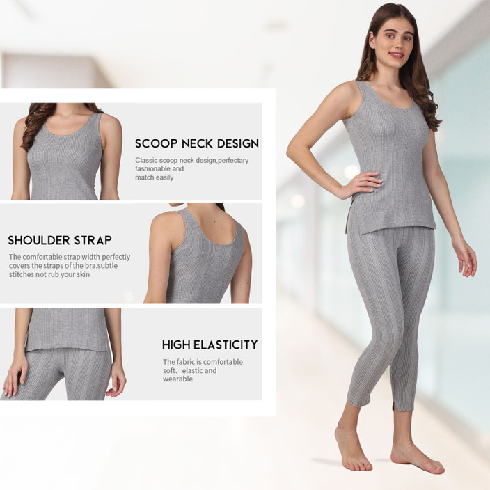 FF Ultra Soft Long Johns Thermal Innerwear Set, Winterwear