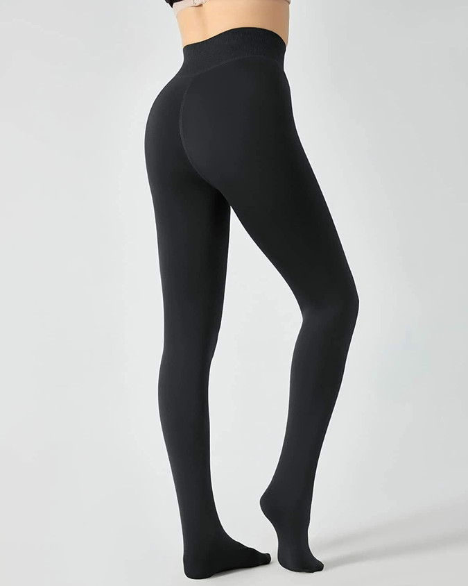Thermal Leggings Skirt Leggings Fleece Black Girls Tight Pants