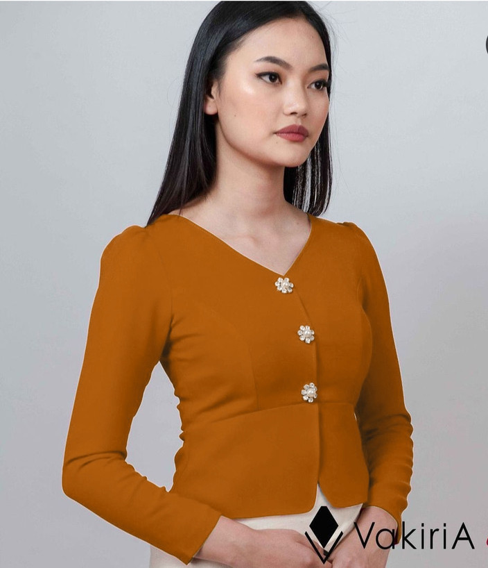 N F EXPRESS Casual Solid Women Brown Top