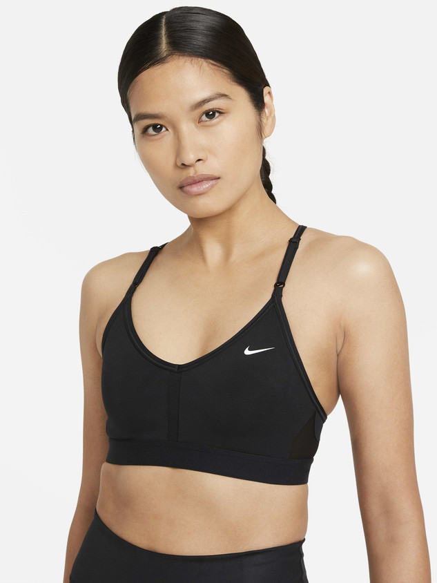 NIKE Indy Women's Light-Support Padded V-Neck Sports Bra Women