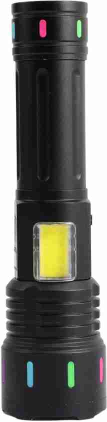 MZ M939 (RECHARGEABLE LED METAL TORCH) Zoomable 4 Modes, 150W