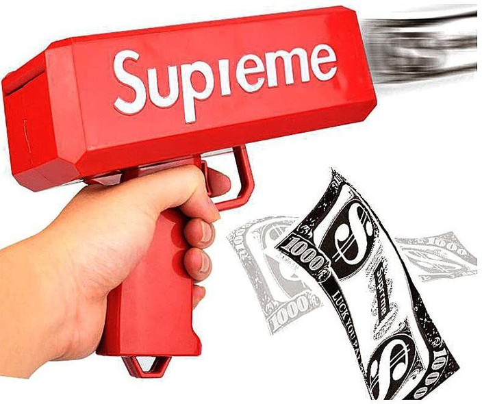 Supreme Cash Gun And Money Supreme Cash Gun Money Gun