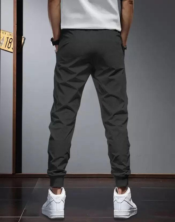 NB NICKY BOY Printed Men Grey Track Pants