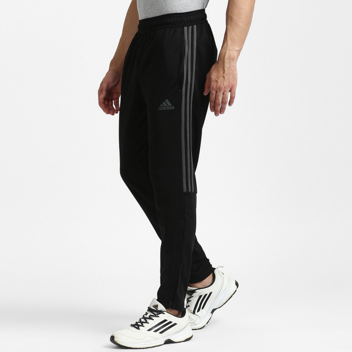 ADIDAS Striped Men Black Track Pants Buy ADIDAS Striped Men