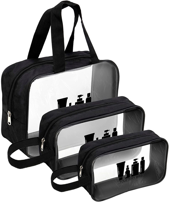 clear travel toiletry bag mens Lermende for Traveling, Large Toiletry Bag for Men. Hanging Dopp Kit/Travel kit/Clear Bag/Unisex Bathroom Bag for Mens(Blue) : Beauty & Personal Care swim bag Lele Life Large Clear Toiletry