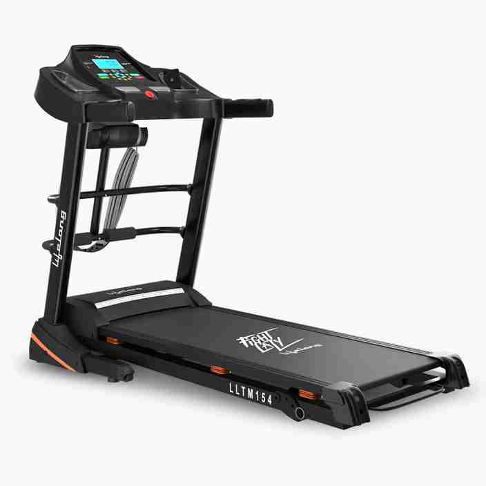 Lifelong with Massager HP Peak Motorized Manual Incline Treadmill  (Max Weight:120 kg)