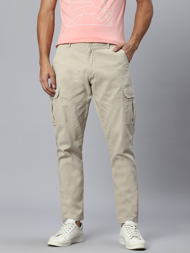 High Star Regular Fit Men Beige Trousers Buy High Star Regular