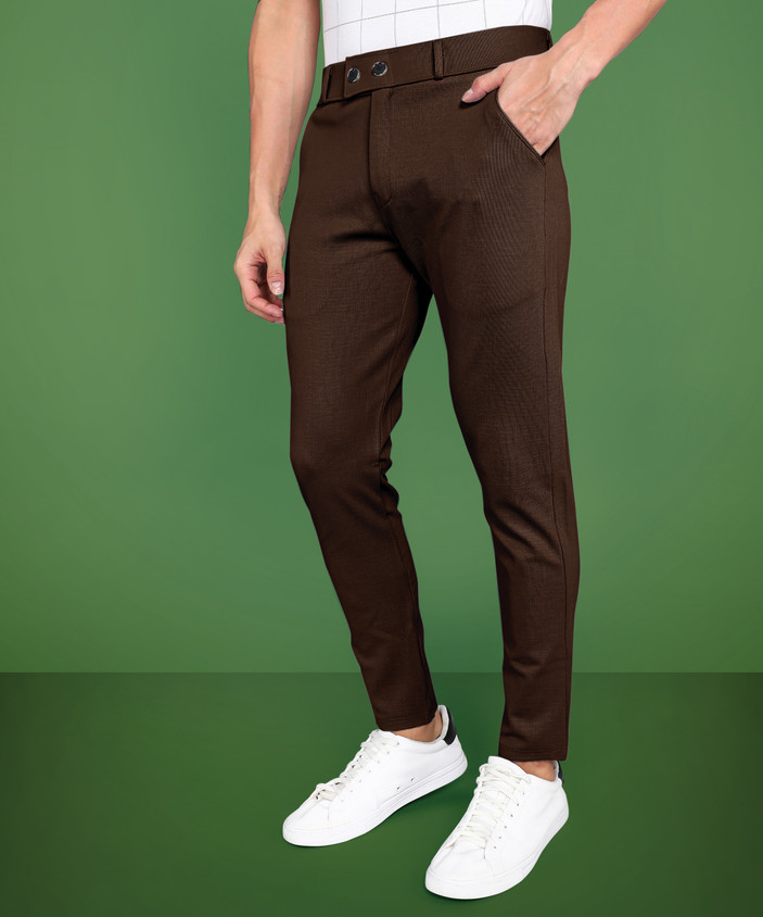 Skinny Shop Men's Skinny Dress Slacks Plaid&Plain Buy