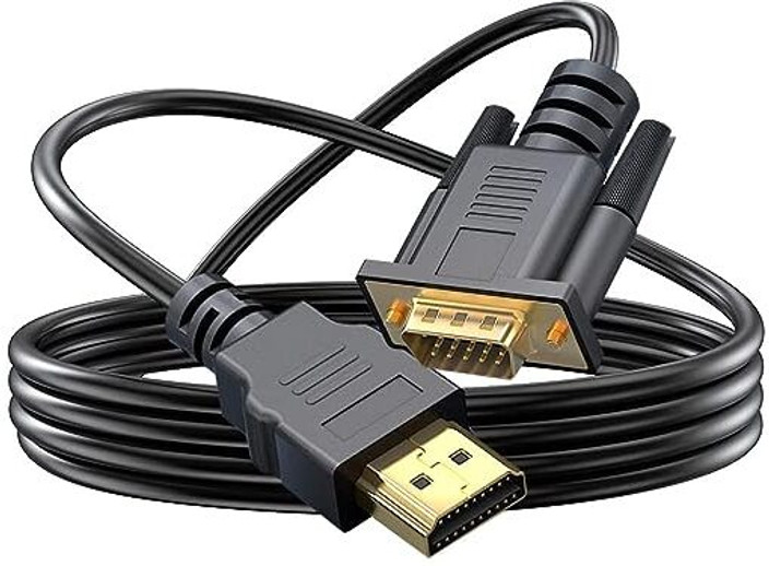 Cavo HDMI A VGA 1,8m - Adattatore 1080P Per PC, DVD, Laptop A Monitor E Proiettori - Foto 10