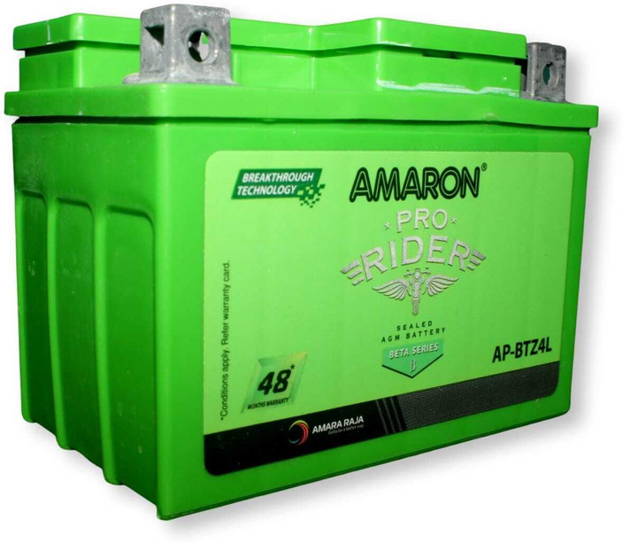 Scooty Battery Price Amaron Amaron-PR-12APBTX25 – Bike Battery– 48