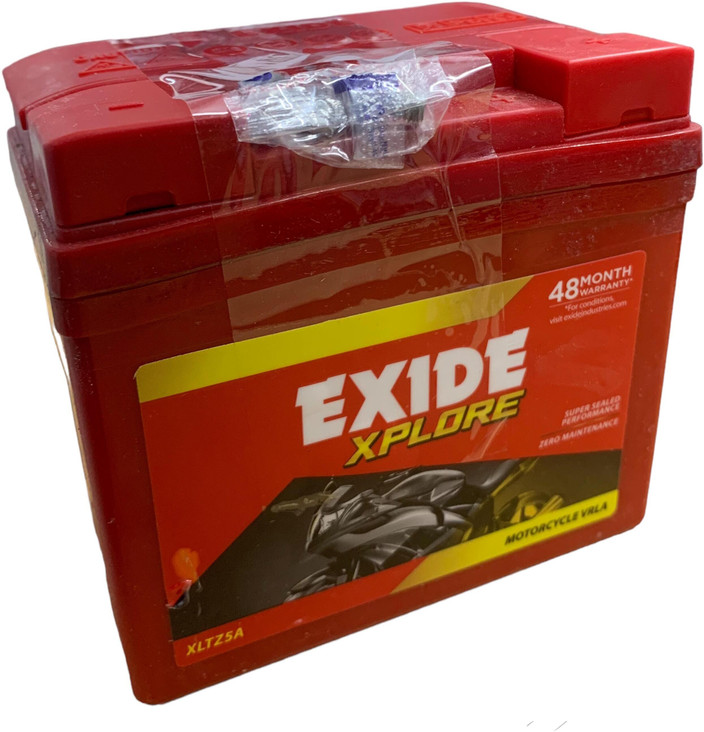 Two Wheeler Exide 5lb Battery Price EXIDE XPLORE XLTZ5A Ah Battery