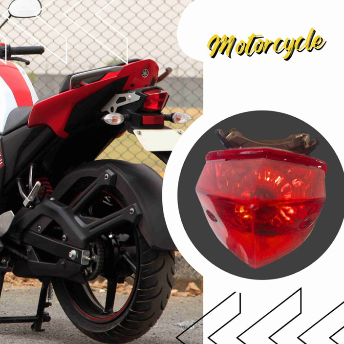 Y retail Tail Light Assembly W/O Bulb Yamaha FZ Yamaha FZS
