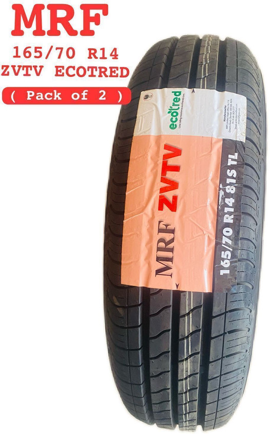 165 70 R14 14 Inch Mrf Tyre Price MRF ZVTV 165/70 R14 81S Wheeler Tyre