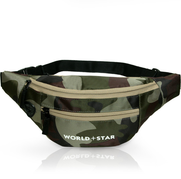Worldstar rock army waist bag Fanny Pack for Travel Bags Hiking Trekking