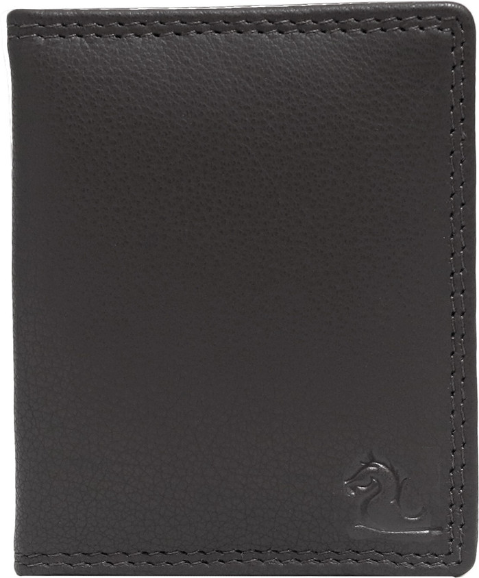 KARA Men Women Casual, Formal, Casual, Travel, Trendy Black Genuine  Leather Card Holder