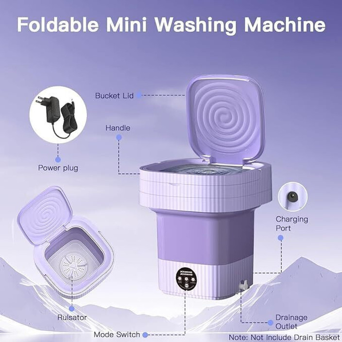 Mini Bucket Washing Machine Flipkart Travelling Portable Bucket