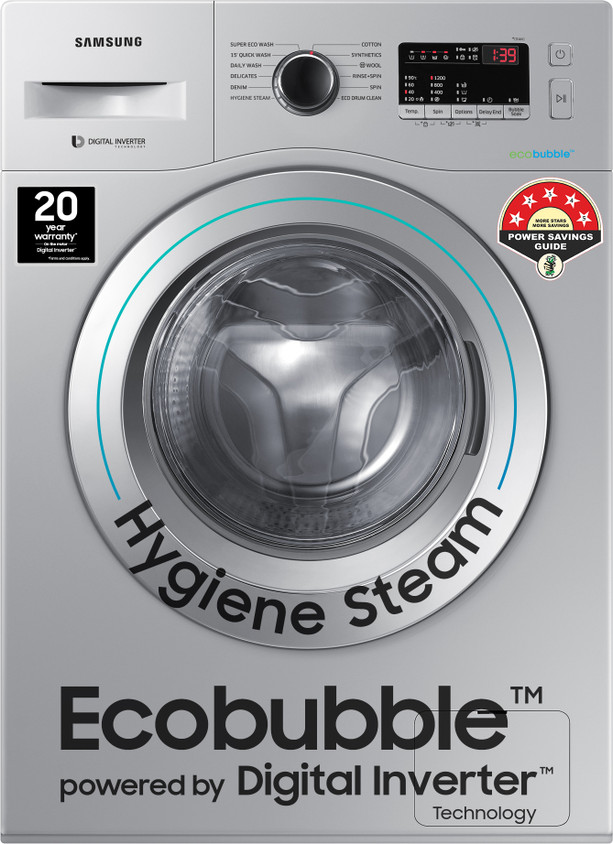 Samsung 6.5 kg with Steam Fully Automatic Front Load Washing
