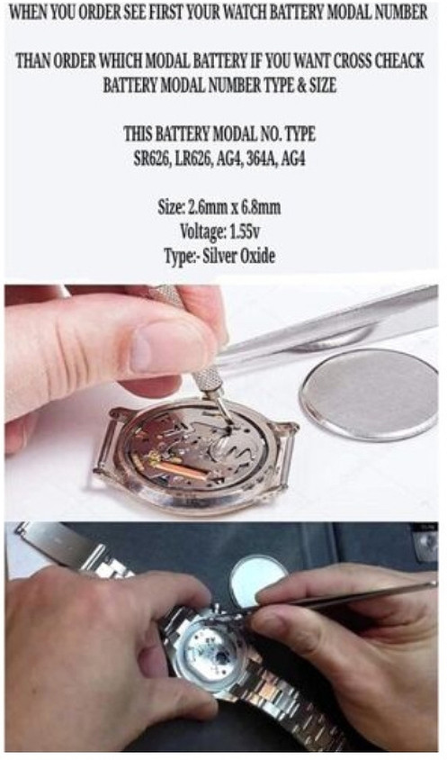 Battery Replacement Watch Cell Battery Titan Edge Watch Cell Price - Main Image