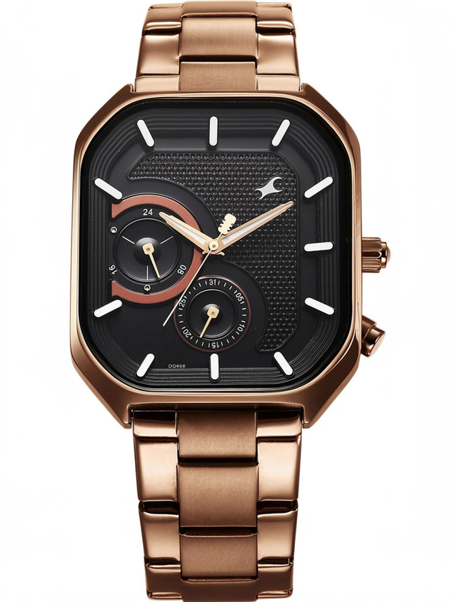 Leather Strap Fastrack Big Dial Watches For Mens Buy Online