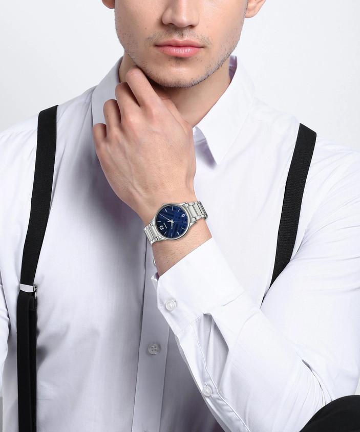 Mens Watches 40mm Watch On Small Wrist CRRJU Watch For Men