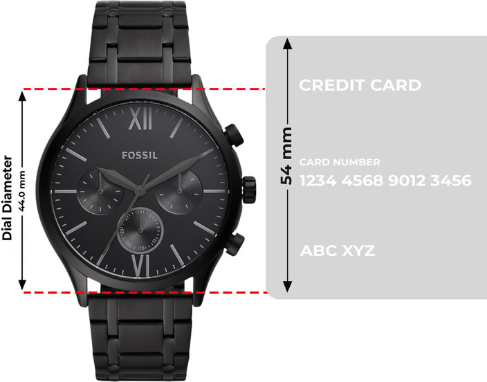 Fossil Fenmore Multifunction Fossil Watch Price Black Fossil