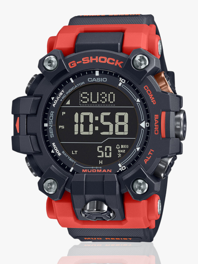 CASIO GW-9500-1A4DR G-Shock Dial Red Resin Strap Digital Watch