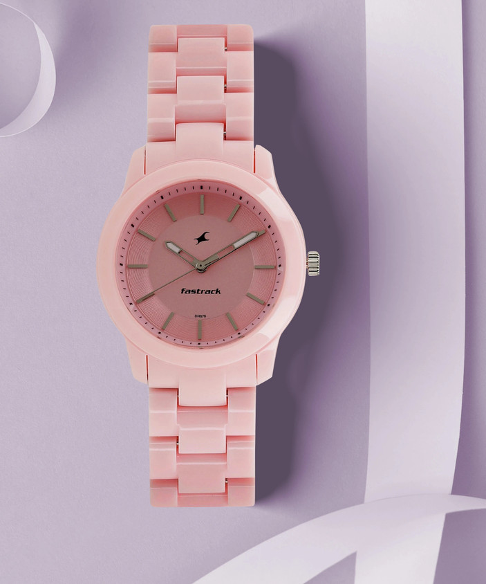 Pink Fastrack Baby Watch Buy Online Fastrack Trendies Quartz