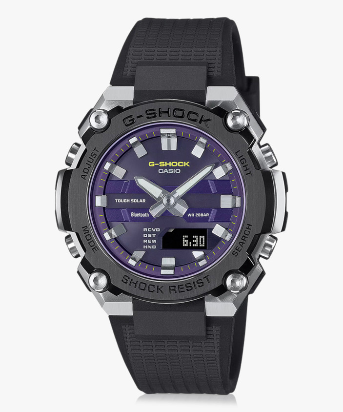 Jam Tangan Casio G Black And Purple G Shock Jam Tangan Time Zone G