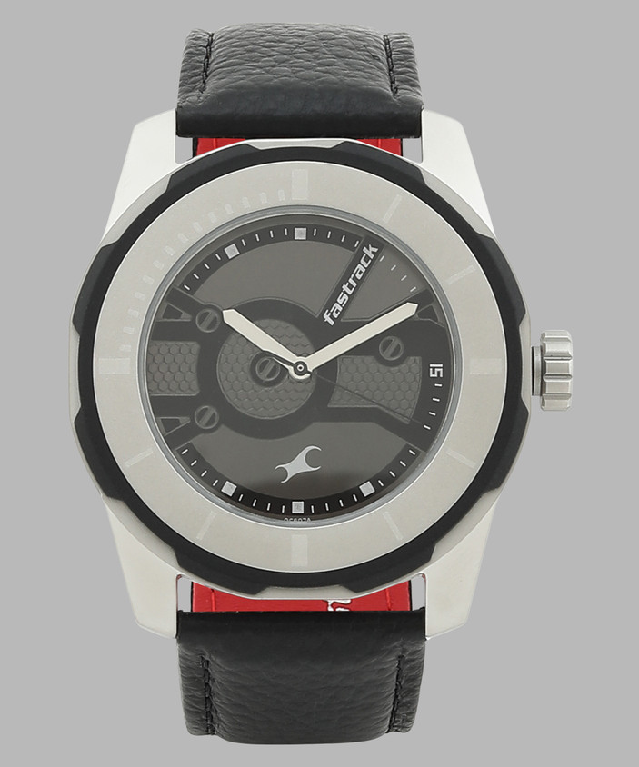 Leather Strap Watch Fastrack Watch 3099 Fastrack NP3099SL02