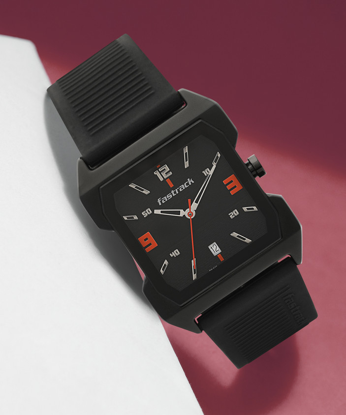 Fastrack Watch Square Image With Price Fastrack NP1474NP01 Hit